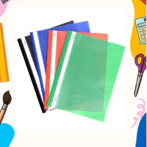 CARPETA TAPA TRANSPARENTE A4 X COLOR UNIDAD