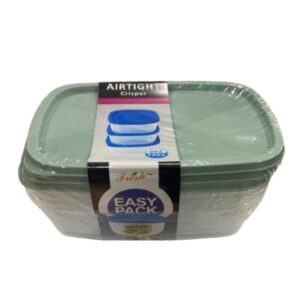 SET X3 TUPPER RECTANGULARES