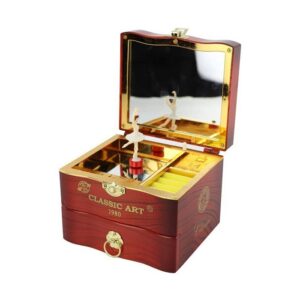 CAJA MUSICAL CUADRADA CORAZON