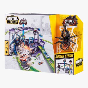 PISTA METAL MACHINES SPIDER STRIKE CON AUTOS