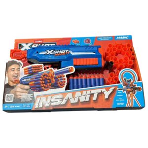 X-SHOT INSANITY MANIC C/24 DARDOS