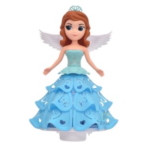 MUÑECA GIRATORIA CON SONIDO Y LUZ MEDIANA