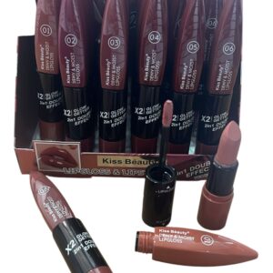 LABIAL LIPGLOSS Y LIPSTICK X24