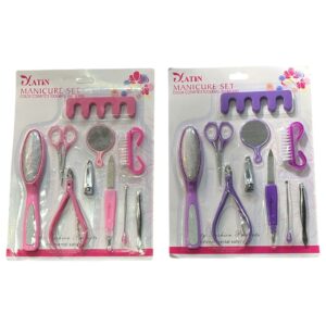SET DE MANICURA Y PIES 10 PIEZAS EN BLISTER