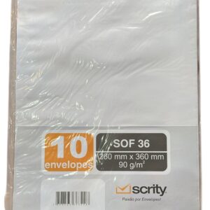 SOBRE BLANCO BOLSA X10 260X360 SOF36