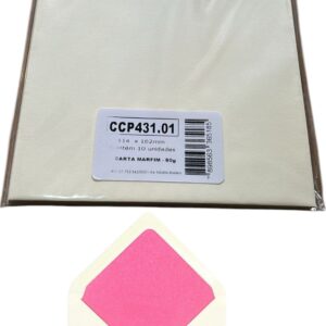 PACK DE SOBRE CREMA BOLSA X10 (CARTA) 114X162