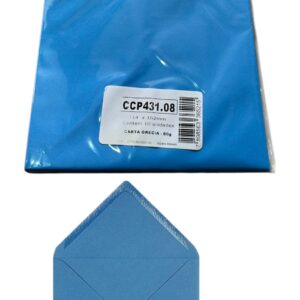 PACK DE SOBRE AZUL BOLSA X10 (CARTA)114X162