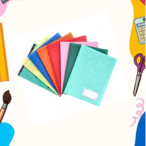 FORROS DE  PVC CUADERNO VARIOS COLORES UNIDAD