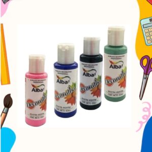 PINTURA ACRILICA 60 ML ALBA 50 COLORES
