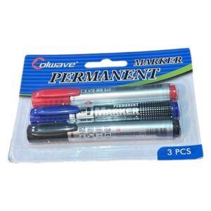 SET DE 3 MARCADORES PERMANENTE