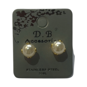 PERLAS ENGARZADAS DORADAS