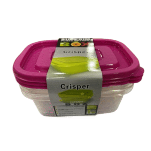 SET DE 3 TUPPER RECTANGULARES 20X13CM