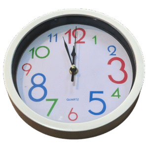 RELOJ DE PARED REDONDO 20CM