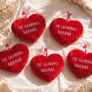 CORAZÓN DE PELUCHE "TE AMO MAMÁ"